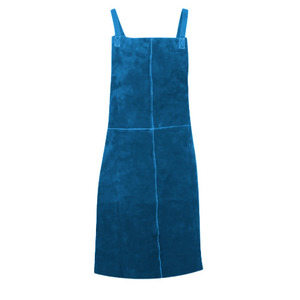 Durable Sleeveless Cotton <b>Leather</b> Industrial Safety <b>Apron</b> Heat and Flame Resistant Fashionable Welding Bib for Welders - Product Image 3