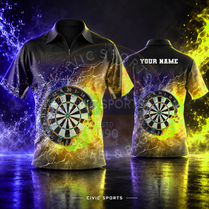 เสื้อโปโลแขนสั้นผู้ชาย CIVIC SPORTS ลายพิมพ์ดิจิทัล แห้งเร็ว ผลิตจากโพลีเอสเตอร์ ดีไซน์สปอร์ต ปรับแต่งชื่อได้ - Product Image 1