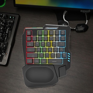 <span class=keywords><strong>USB</strong></span> 35-keys mini một tay Ergonomic chơi game Bàn phím màng phong cách cho máy tính xách tay <span class=keywords><strong>OEM</strong></span> tùy biến Sản phẩm mới - Product Image 2