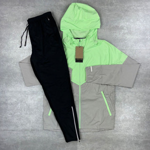 Conjunto de Chaqueta Cortavientos con Capucha OEM con Logotipo Personalizado, Material Ecológico Resistente al Agua, Corte Regular, Marcas de Ropa Deportiva, Compradores Mayoristas - Product Image 6