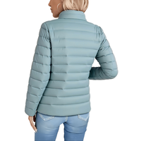 Chaqueta Corta con Cuello Alto, Plegable y Cálida, Ligera, Cortavientos, para Otoño e Invierno, Ideal para el Día a Día, Informal y Versátil