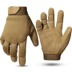 Guantes Tácticos de Cuero con Protección Completa para los Dedos, Anticorte, Protección de Articulaciones, Seguridad, para Actividades al Aire Libre, Fuerzas Especiales, Entrenamiento, de Pakistán - Product Image 4