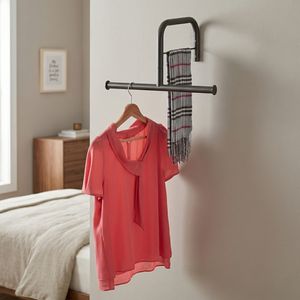 Colgador de ropa industrial montado en la pared para el hogar, venta al por mayor de eBay, fabricante de almacenamiento doméstico de Taiwán, muebles para el hogar - Product Image 1