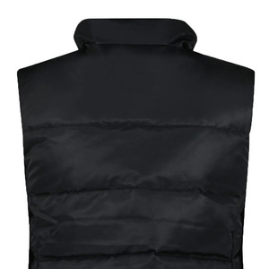 Gilet matelassé d'hiver avec fermeture éclair et logo personnalisé, style streetwear, manteau d'extérieur pour femmes, gilets matelassés - Product Image 4