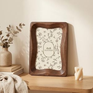 Premium Natural Wood Photo <b>Frame</b> Wooden <b>Picture</b> Display <b>Frame</b> Handmade Decorative <b>Frame</b> Tabletop <b>Wall</b> Hanging Decor - Product Image 5