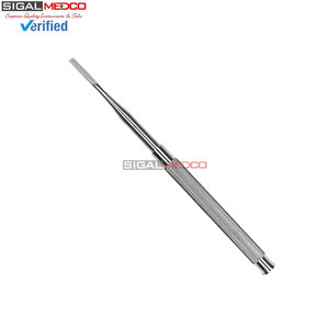 Ciseau à os n° 5, 6,75 pouces, pointe de 4 mm, en acier inoxydable courbé, SIGAL MEDCO SM-DS-491, économique, manuel, certifié CE, chirurgical, orthopédique - Product Image 5