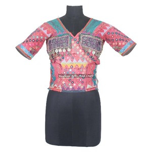 Choli de Novia Vintage de Ropa Étnica para Fiesta VC040 - Product Image 1