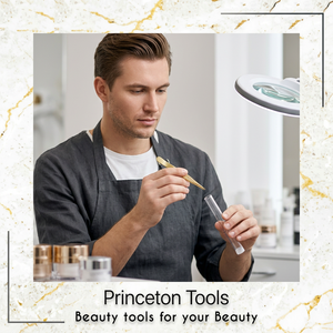 Pince à épiler de précision en acrylique Mekta à pointe dentelée (longueur 10 mm) pour extensions de cils avec emballage personnalisé - Product Image 5