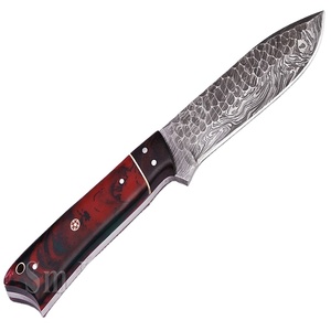 Cuchillo de pelar de caza de Damasco hecho a medida, forjado a mano (Smk1356) - Product Image 1