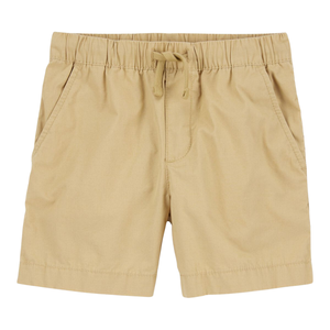 Pantalones Cortos de Algodón con Cintura Elástica, Color Sólido, Estilo Casual de Verano para Niños, con Bolsillos Dobles, Estilo Moderno - Product Image 2