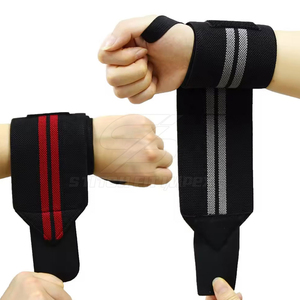 Support de poignet personnalisé pour la musculation, logo personnalisé, sangles élastiques, vente en gros, équipement de musculation de haute qualité - Product Image 4