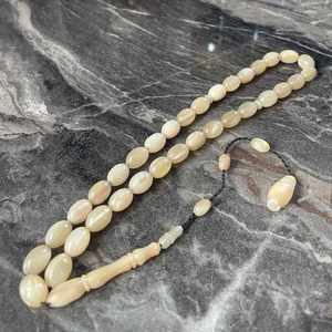 Auténticas cuentas de cuerno de búfalo, Tasbih, artesanía natural, accesorios devocionales hechos a mano para el crecimiento espiritual y la oración diaria - Product Image 6