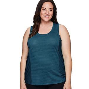 Blank <b>Women</b> Tank Tops <b>Singlet</b> Breathable Plus Size Polyester/Cotton O-Neck Solid Pattern High Quality Gym Wear Fitness - Product Image 3