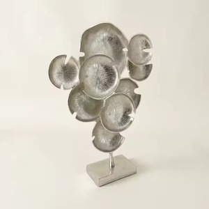 Metal Sculptures Artistic Statue <b>Decor</b> for Home Living Room Office Hotel Lobby Garden Interior Display Collection - Product Image 1