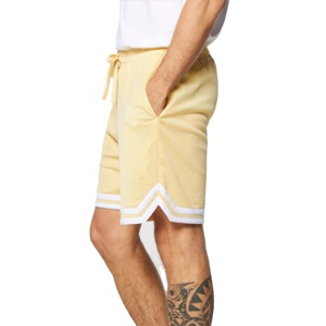 Short en maille de basket-ball pour hommes de haute qualité 100% Polyester respirant séchage rapide fermeture à cordon usine écologique - Product Image 2