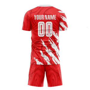 ชุดฟุตบอลแบบซับลิเมชั่นแห้งเร็ว ระบายอากาศได้ดี ดีไซน์ยอดเยี่ยมประจำปี 2026 ผลิตจากโพลีเอสเตอร์ 100% รับผลิตชุดทีมตามสั่ง - Product Image 2