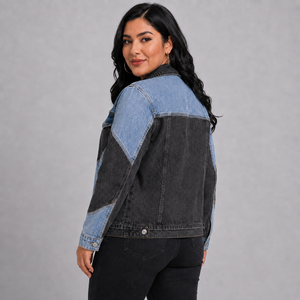 Trending Women Denim Jacket Custom Logo Breathable Washed Cotton Button <b>Up</b> Casual Streetwear Fashion <b>Jean</b> Jacket for Women - Product Image 3