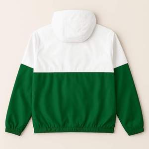Chaqueta Cortavientos con Logotipo Personalizado para Hombre y Mujer, Ligera, Impermeable, con Bloques de Color, con Capucha, a Prueba de Viento, Ropa Deportiva, Chaqueta para Correr al Aire Libre - Product Image 2