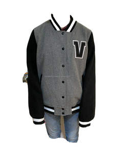 การออกแบบโลโก้ที่กําหนดเองพิมพ์เสื้อแจ็คเก็ตเบสบอลผู้ชายแจ็คเก็ตตัวแทนคุณภาพสูง OEM ODM ผลิตโลโก้ปัก - Product Image 2