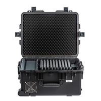 Chariot de charge ouvert P19-10W 10 baies Armoire de rangement pour ordinateur portable et tablette pour installations éducatives