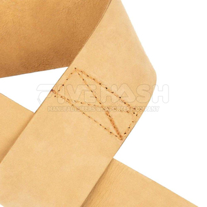 Professional Leather <b>Lifting</b> <b>Straps</b> Heavy Duty Gym <b>Straps</b> <b>For</b> Weightlifting And Bodybuilding Strong Grip Leather <b>Lifting</b> <b>Straps</b> - Product Image 3