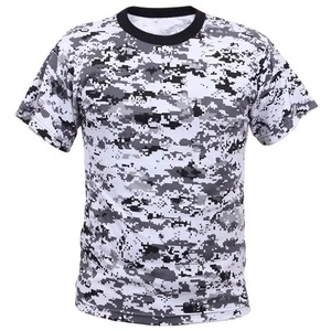 Camiseta Táctica de Manga Corta para Hombre, Diseño Sólido, Transpirable, de Secado Rápido, Estilo Cargo, Personalizada, 100% Algodón Jersey, Alta Calidad - Product Image 1