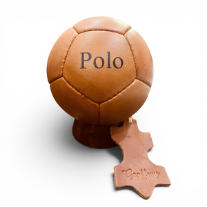 Balón de Fútbol Clásico Geoffrey Mini, Color Bronceado, 32 Paneles, 100% Cuero Vacuno, Ecológico, Duradero, Portátil, con Cámara de Butilo de Alta Retención de Aire - Product Image 3