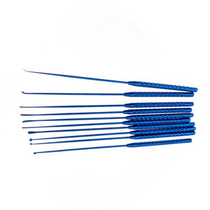 Micro-crochet manuel pour nerfs et vaisseaux de 21 cm en acier inoxydable/titane, instrument chirurgical, micro-spatule dissectionneuse de précision MOL - Product Image 3