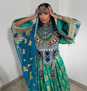 Vestido Largo Bohemio Tradicional para Mujer, Color Personalizado, Fabricante OEM ODM, Vestidos Casuales Afganos al por Mayor - Product Image 2