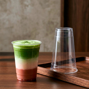 QUANG QUAN Transparent Disposable Single Wall <b>Plastic</b> <b>Cups</b> 16/22/24o 95mm Diameter Recyclable PP <b>Cups</b> for Iced Coffee Tea Cold - Product Image 1