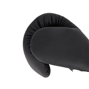 Gants de boxe Dynamic Gears en similicuir, gants d'entraînement avec fermeture Velcro, sangle de poignet réglable, unisexe adulte, couleur noire - Product Image 3