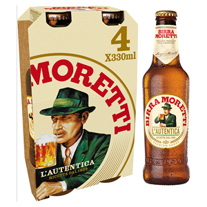 Birra Moretti Zero, Cerveza Lager Sin Alcohol al 0.0%, Botellas de 330 ml, Paquete de 24 Unidades, con el Mismo Gran Sabor para Conductores Designados - Product Image 6