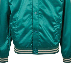 New Arrival Women's Hip Hop Satin PU Leather Bomber <b>Jacket</b> <b>Mandarin</b> <b>Collar</b> Short Raw Breathable High Street Style for Winter - Product Image 5