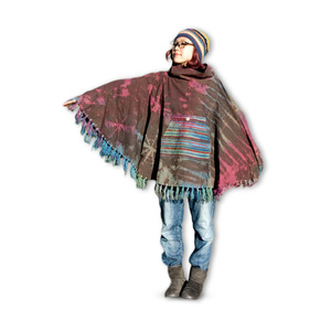 เสื้อคลุมผ้าฝ้ายแท้ 100% ลายมัดย้อม - Product Image 1