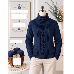 Suéteres 100% acrílico o algodón, calibre 12, para mujer, los más modernos, informales, para la temporada de invierno, proveedor de Bangladesh. - Product Image 2