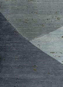 Alfombra Moderna Abstracta para Sala de Estar, Dormitorio u Hotel, en Tonos Grises y Azules Neutros - Product Image 5