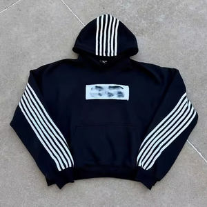 Conjunto deportivo para hombre con logotipo personalizado al por mayor, sudaderas con capucha tipo jogger, pantalones deportivos de doble cintura, diseño nuevo y de gran venta, corte ajustado, en venta. - Product Image 4