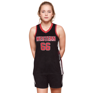 Uniforme de Baloncesto Personalizado para Mujer, Jersey y Pantalones Cortos Sublimados con Logotipo del Equipo y Número, Traje de Baloncesto Femenino, Ropa Profesional - Product Image 5