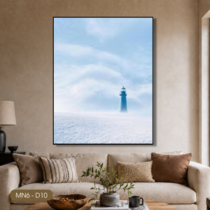 Peinture murale de luxe en soie, très demandée, pour la décoration intérieure, motif phare, en tissu de soie fait main, Vietnam OEM ODM - Product Image 5