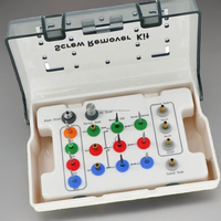 Kit d'extraction de vis d'implant dentaire, guide de perçage pour vis cassées, extracteur de vis cassées, kit d'extraction de vis d'implant
