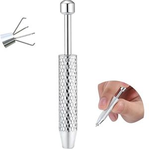 Kit de herramientas cónicas para perforaciones, pinza de bola de acero inoxidable, pin de inserción sin rosca para cambio de joyería en oreja, nariz y labio - Product Image 1