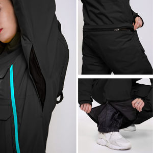 Stylish Women <b>Ski</b> Suit Plus Size Breathable Windbreaker Waterproof Windproof Snowboard Coat For Winter Hooded Jacket - Product Image 5