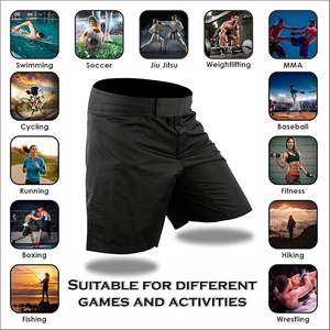 Shorts de sport pour hommes de qualité supérieure, respirants, résistants à l'eau, légers et à séchage rapide, avec poches, pour les arts martiaux - Product Image 3