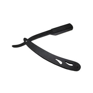 มีดโกนหนวดคุณภาพสูงสำหรับผู้ชาย ดีไซน์เรียบหรู สีดำล้วน ผลิตจากเหล็กกล้าไร้สนิม สำหรับช่างตัดผม โดย ANAAIF - Product Image 5