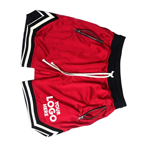 Shorts de baseball d'été pour hommes, prêts à être expédiés, 100% polyester, imprimé baseball, fermeture à cordon, ceinture élastique écologique, séchage rapide - Product Image 5