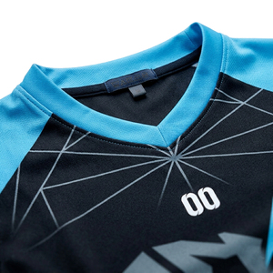 เสื้อฟุตบอลแขนสั้นพิมพ์ลายดิจิตอลตามสั่ง เนื้อผ้าตาข่ายระบายอากาศสำหรับผู้ชาย ขายส่ง ชุดกีฬาฝึกซ้อมทีม แห้งเร็ว - Product Image 3