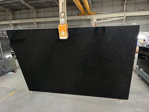 Granite noir indien Galaxy, moderne, poli, grande dalle, écologique, pour plan de travail de cuisine, décoration intérieure, dessus de meuble, revêtement de sol - Product Image 4