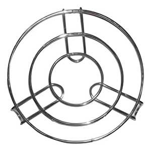 Heavy Duty Round Dark Metal Wire <b>Trivet</b> Set Concentric Circle Food Steamer Stand Footed Kitchen Heat Resistant Cooling Pad - Product Image 2