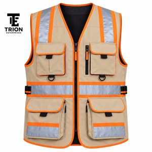 Veste de sécurité haute visibilité noire, antistatique, imperméable et respirante, unisexe, tailles adultes, hommes - Product Image 2