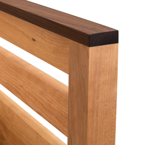 Wholesale Contemporary Solid Wood <b>Bed</b> | Horizontal Slat Headboard <b>Platform</b> <b>Bed</b> <b>Frame</b> - Product Image 5
